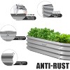 Cesicia 2PCS 4 x 2 x 1 FT Light Gray Oval Metal Raised Garden Beds - 4 of 4