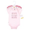 Hudson Baby Cotton Bodysuits, Auntie Bestie - 2 of 4