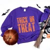 Trick or Treat Block Distressed - Women's Graphic Sweatshirt - 2 of 4