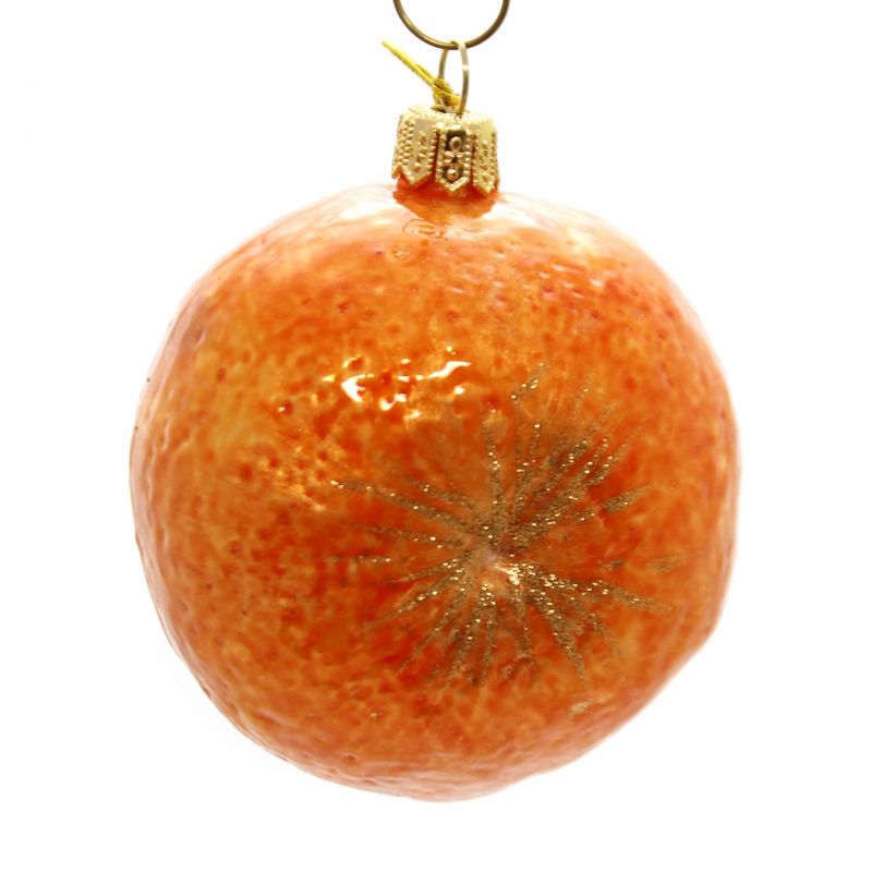 Whitehurst 3.25 In Orange Poland Hand Painted Tree Ornaments, 2 of 3