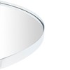 TEHOME Yolanta Circular Round Stainless Steel Framed Wall Mounted Bathroom Vanity Mirror - 3 of 4