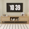 LOVSON Bohemian TV Stand for TV up to 80 inches with solid wood legs entertainment center,for living room,home theater - 2 of 4