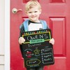 Pearhead First Day of School Reversible Chalkboard Sign - Crayons - image 3 of 4