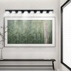 DOMETOUR Modern Black LED Vanity Light, 8-Lights Wall Sconce for Bathroom and Mirror, Sleek Minimalist Design, Energy-Efficient, Easy to Install - 3 of 4