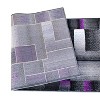 Emma and Oliver Modern Cubist Olefin Accent Runner Rug in Gradient Shades with Natural Jute Backing - 4 of 4