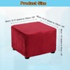 Unique Bargains Stretch Band Furniture Protecting Square Stool Covers - 2 of 4