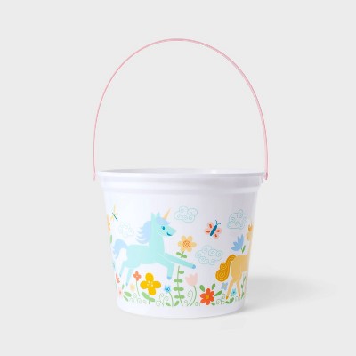 Plastic Easter Unicorn Bucket - Spritz™