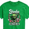 Men's - Star Wars - Valentine Yoda One For Me Short Sleeve Graphic T-Shirt - 2 of 4