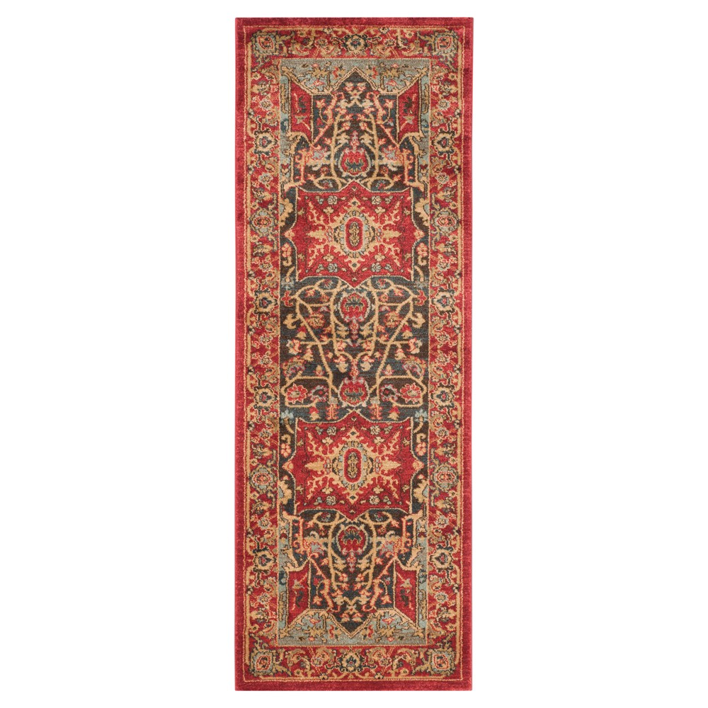 Hawly Area Rug - Red/Red (2'2inx8') - Safavieh