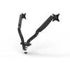 Dual Monitor Arm for Desk Black Dual Monitor Stand For Desk Adjustable Arms for 2 Monitors Uncaged Ergonomics - 2 of 4