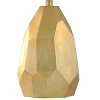 StyleCraft Painted Gold Table Lamp Gold : Modern Adjustable Head, 3-Way Switch, Linen Shade - 4 of 4