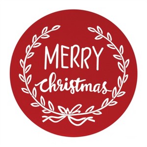 Cut Metal Merry Christmas Plaque 20"D - 1 of 1