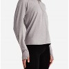 Women's Supersoft Quarter Zip Pullover Sweatshirt - Danskin - 3 of 4