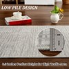 Washed Foldable Printed Non-Slip Rug - Modern Minimalist Faux Carpet for Home Decor - 2 of 4