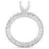 Pompeii3 1 1/2ct Diamond Eternity Mount Engagement Ring Setting 14k White Gold - 3 of 4