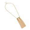 SOHI Women's California Gold The Hanging Chain Bar Lariat Necklace - 2 of 4