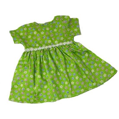 Doll Clothes Superstore Lime Flower Dress Fits 18 Inch Girl Doll Like American Girl Our Generation