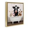 Stupell Industries Country Animals Farmhouse Claw Bathtub, 18" x 18" - 3 of 4