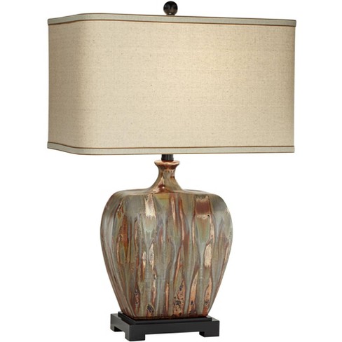 Possini Euro Design Modern Table Lamp, Copper Coloured Lamp Shades For Bedroom