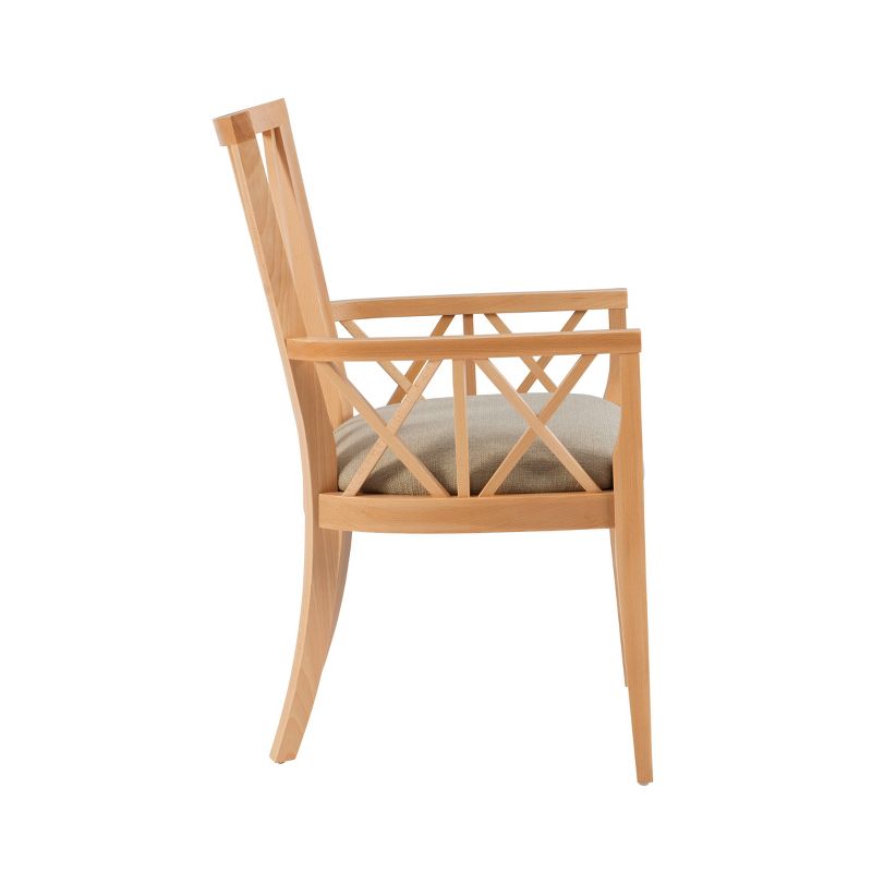 Becca Arm Chair Natural - Linon, 5 of 11
