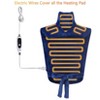 Weighted Electric Heating Pad for Back, Neck & Shoulder Pain Relief, Fast Heating, Soft Washable Velvet Cover, 22x33 Inches - 3 of 4