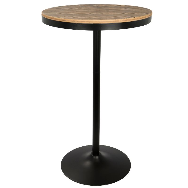 Dakota Industrial Adjustable Bar Height Table - LumiSource, 4 of 7