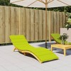 vidaXL Sun Lounger Cushion Bright Green Oxford fabric (100% polyester) - 2 of 4