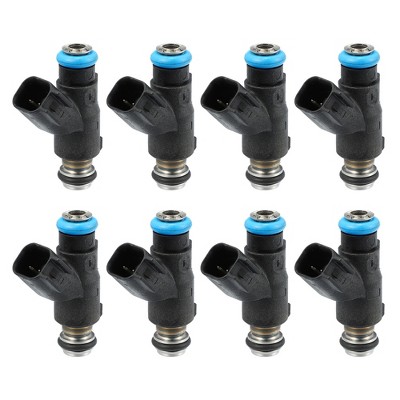 Unique Bargains 8 Pcs Flow Matched Fuel Injector Assembly 12613411 217-3411 for Chevrolet Avalanche 5.3L 2010-2013 for GMC for Cadillac Escalade