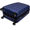 Rockland Melbourne Hardside Expandable Luggage with Spinner Wheels Blue Checked Large 28" - 2 of 4