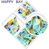 HAPPY BAY Button Down Shirt Casual Summer Beach Party Blouse Shirt Colorful Tops Blouses Button Up Short Sleeve Dress Hawaiian Shirts - 4 of 4