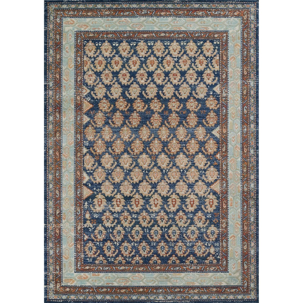  Lillhan Alisha Accent Rug Navy