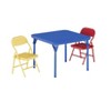 3-Piece Folding Table and Chairs Set for Kids Dining Room Daycare and Classrooms, Children’s Activity Table and Chairs Set, Space Save - 2 of 2
