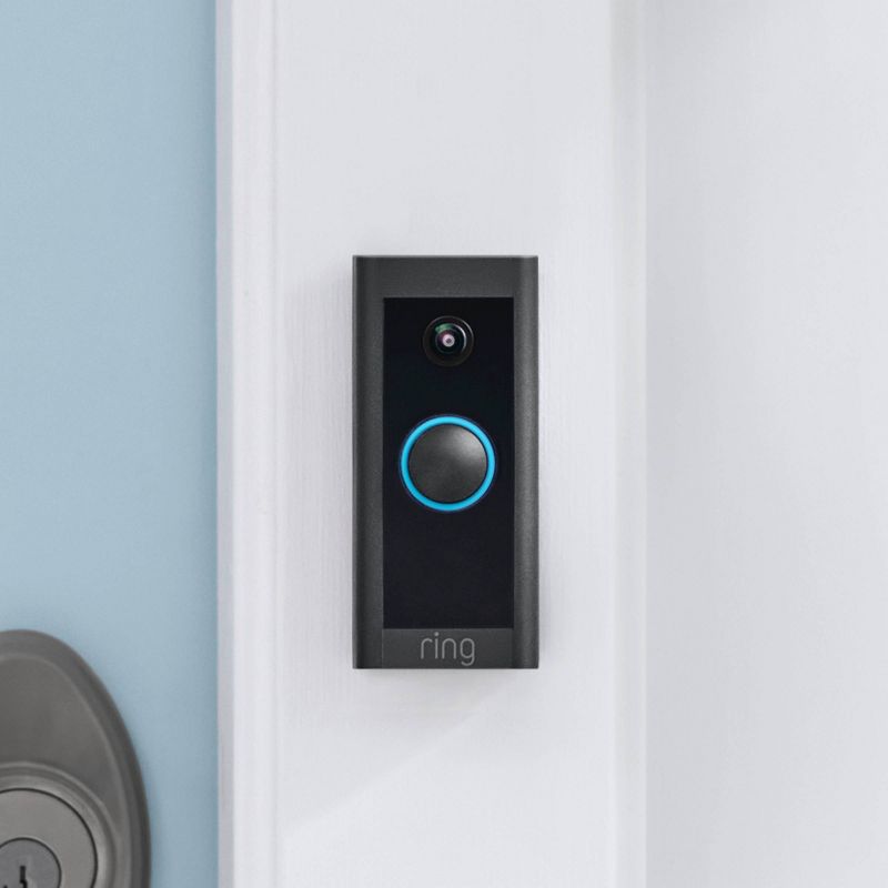 Ring 1080p Wi-Fi Video Doorbell Wired Doorbell and Chime &#8211; Black, 3 of 10