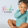 Honest Baby 10-Pack Organic Cotton Long Sleeve Bodysuits - 4 of 4