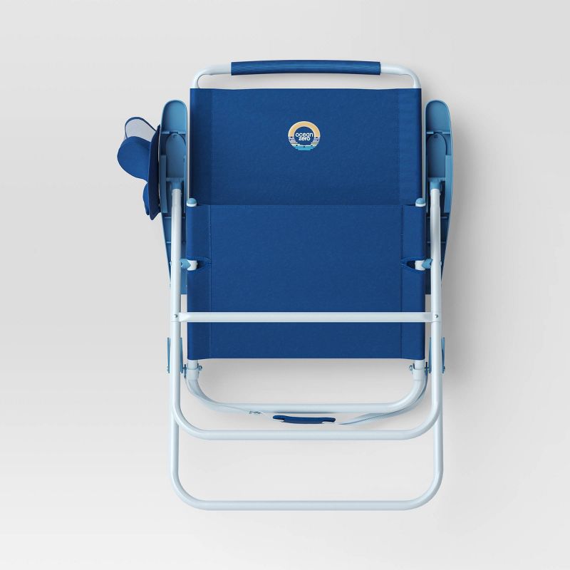 Ocean Zero Folding Table Height Outdoor Portable Beach Chair, 5 of 8