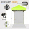 EAGLE PEAK 5x5ft Easy Setup Pop Up Canopy Tent with One Wall - 4 of 4