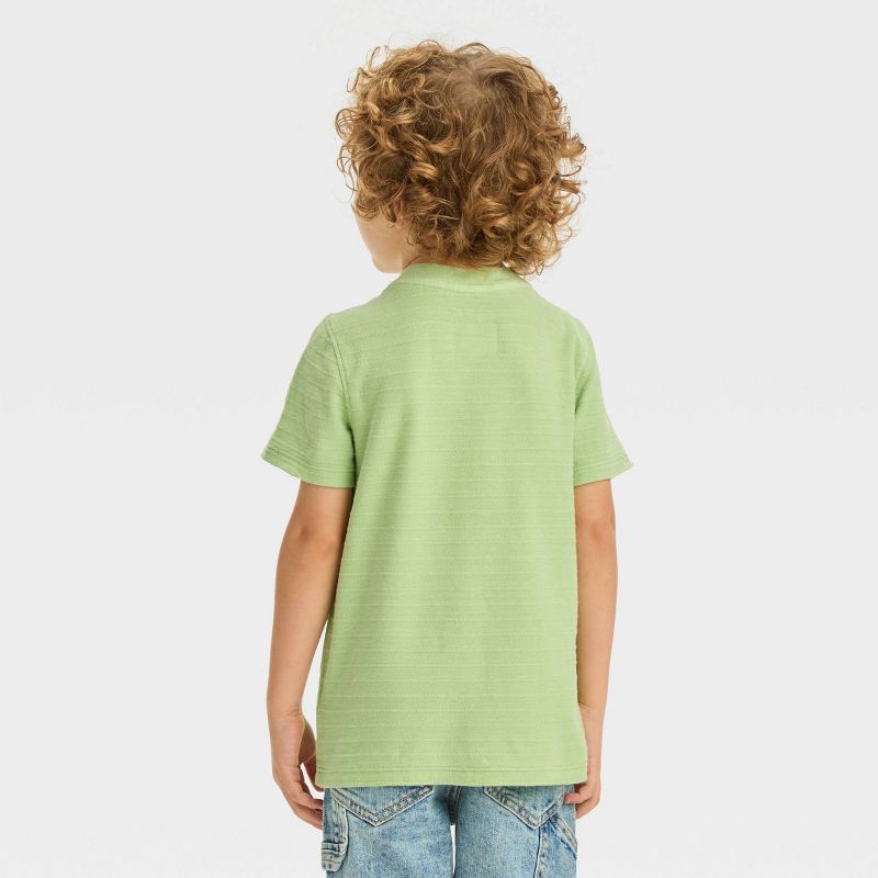 Toddler Boys' Short Sleeve Henley T-Shirt - Cat & Jack™, 3 of 8