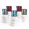 Big Dot of Happiness Boy 16th Birthday - Dessert Cupcake Toppers - Sweet Sixteen Birthday Party Clear Treat Picks - Set of 24 - 2 of 4