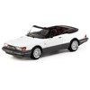 Saab 900 Turbo Convertible White and Gray "Global64" Series 1/64 Diecast Model by Tarmac Works - 2 of 4