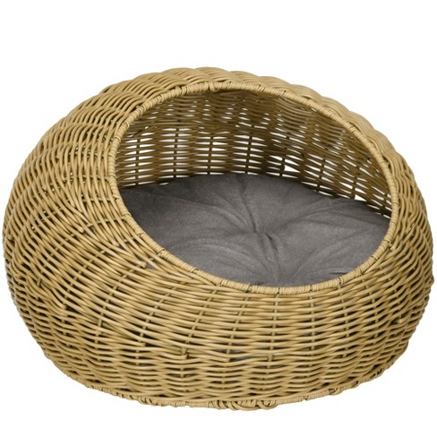 Cat rattan bed best sale