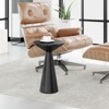 JIONJOY Rustic Round Pedestal Side Table - Farmhouse Martini Table with Tapered Base for Living Room, Bedroom or Small Spaces - 2 of 2