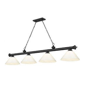Z-Lite Cordon 4 - Light Chandelier in  Matte Black - 1 of 2