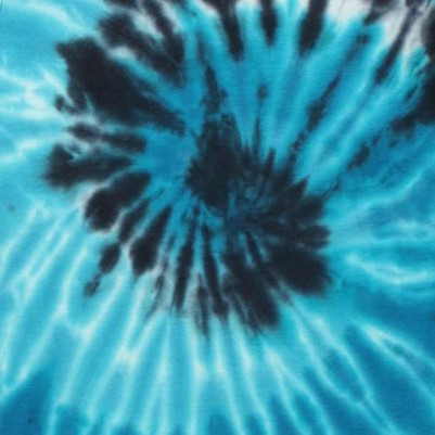 blue tie-dye swirl
