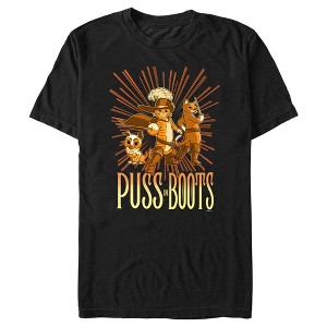 Men's Puss in Boots: The Last Wish Character Poster T-Shirt - 1 of 4