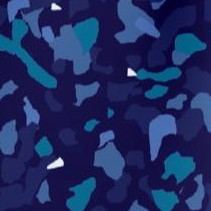 blue pebble
