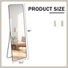 The 4th generation floor standing full-length mirror. wall mirror, bathroom makeup mirror, bedroom foyer, clothing store, wall mounted - 4 of 4