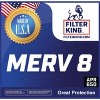 Filter King 8x24x1 Air Filter | 4-PACK | MERV 8 HVAC Pleated A/C Furnace Filters | MADE IN USA | Actual Size: 8 x 24 x .75" - 2 of 4
