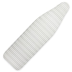 Juvale Heavy Duty Cover and Pad Replacement for Standard Ironing Board, Cotton, Grey Stripes, 15 x 54 in - 1 of 4