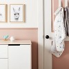 Jersey Knit Reversible Baby Blanket Adventures - Cloud Island™ White/Gray/Pink - 2 of 4