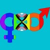Design By Humans Unified Pride Symbol Rainbow By T-Shirt - Ocean Blue - X Large - 2 of 2